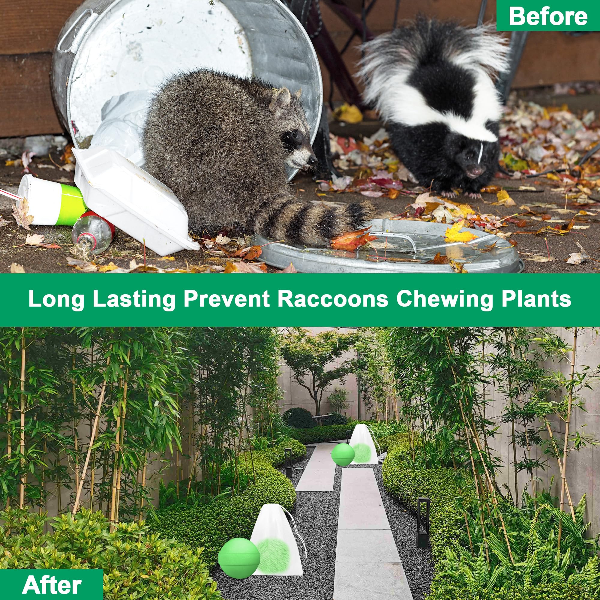 Crobirware outdoor application area demonstrates yard protection