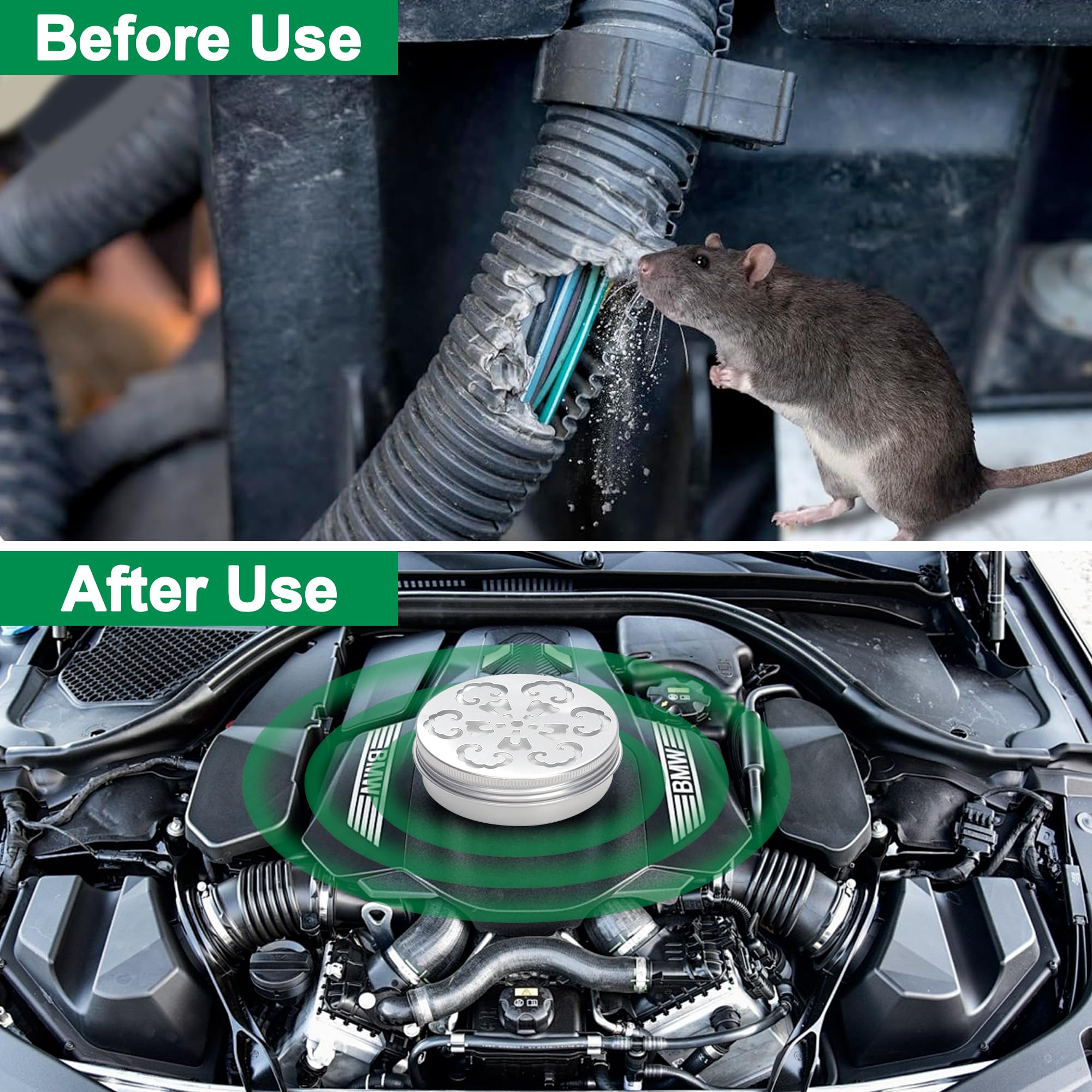 Crobirware peppermint oil mouse repellent packaging designed for easy use