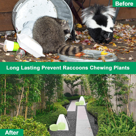 Crobirware repellent balls ready for hanging in attic or garage to deter pests