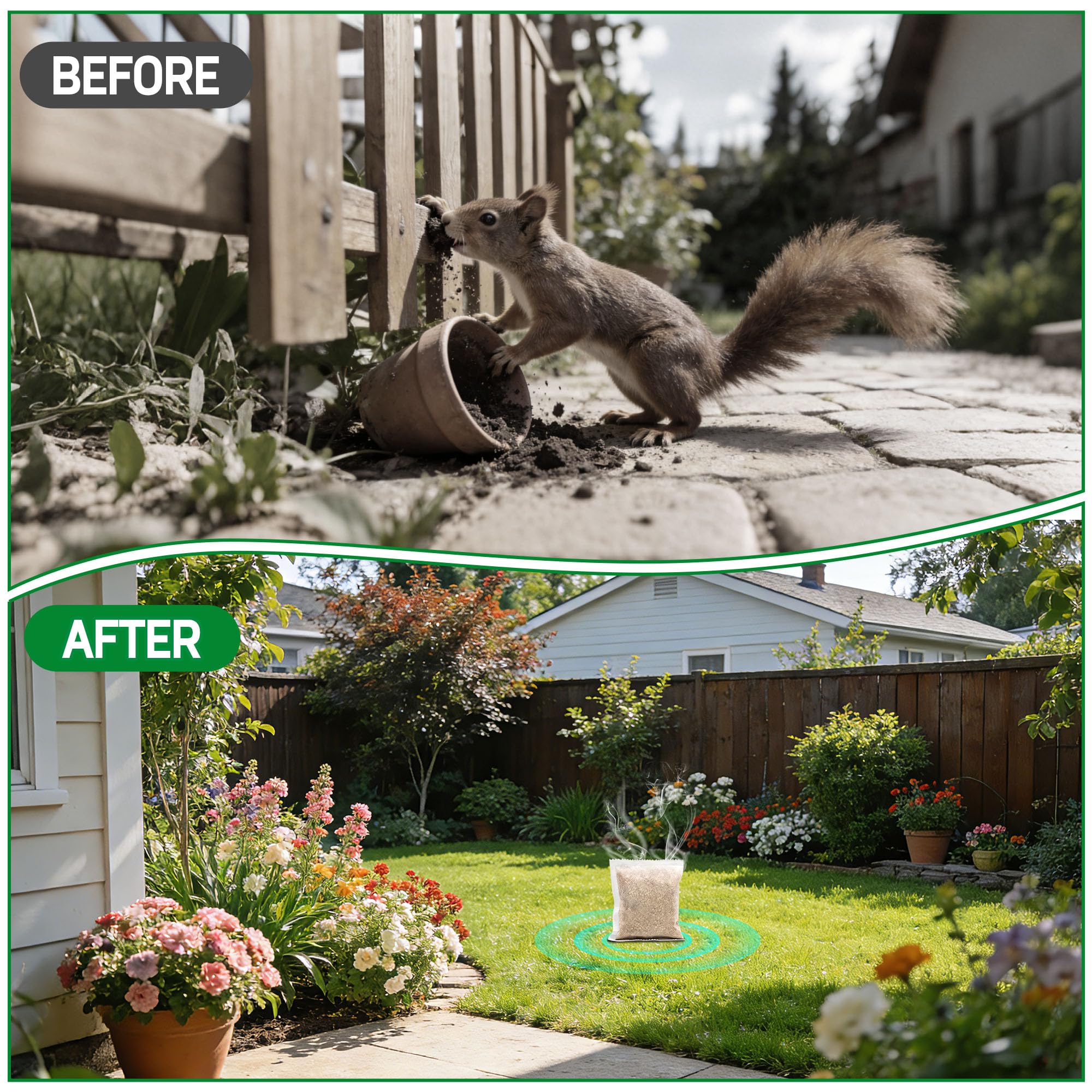Crobirware safe for children and pets while guarding plants.