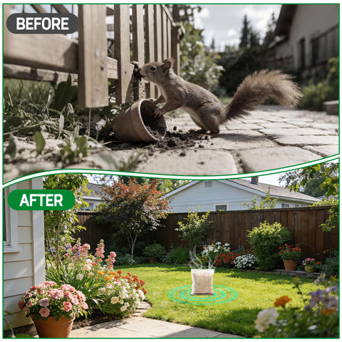 Crobirware safe for children and pets while guarding plants.