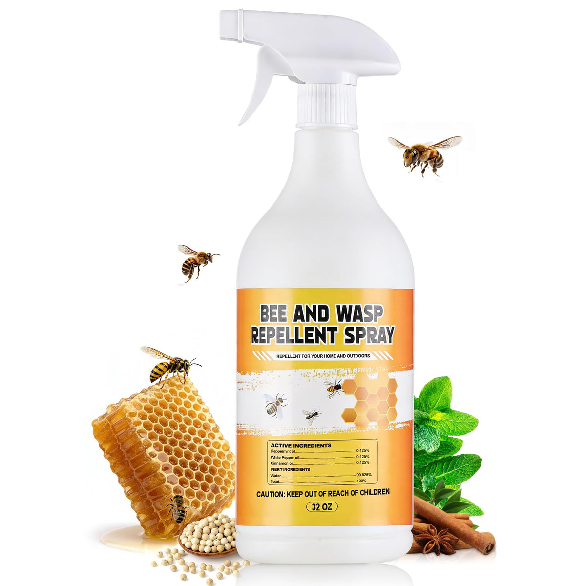 Crobirware Wasp Spray bottle in outdoor setting provides reliable sting protection.