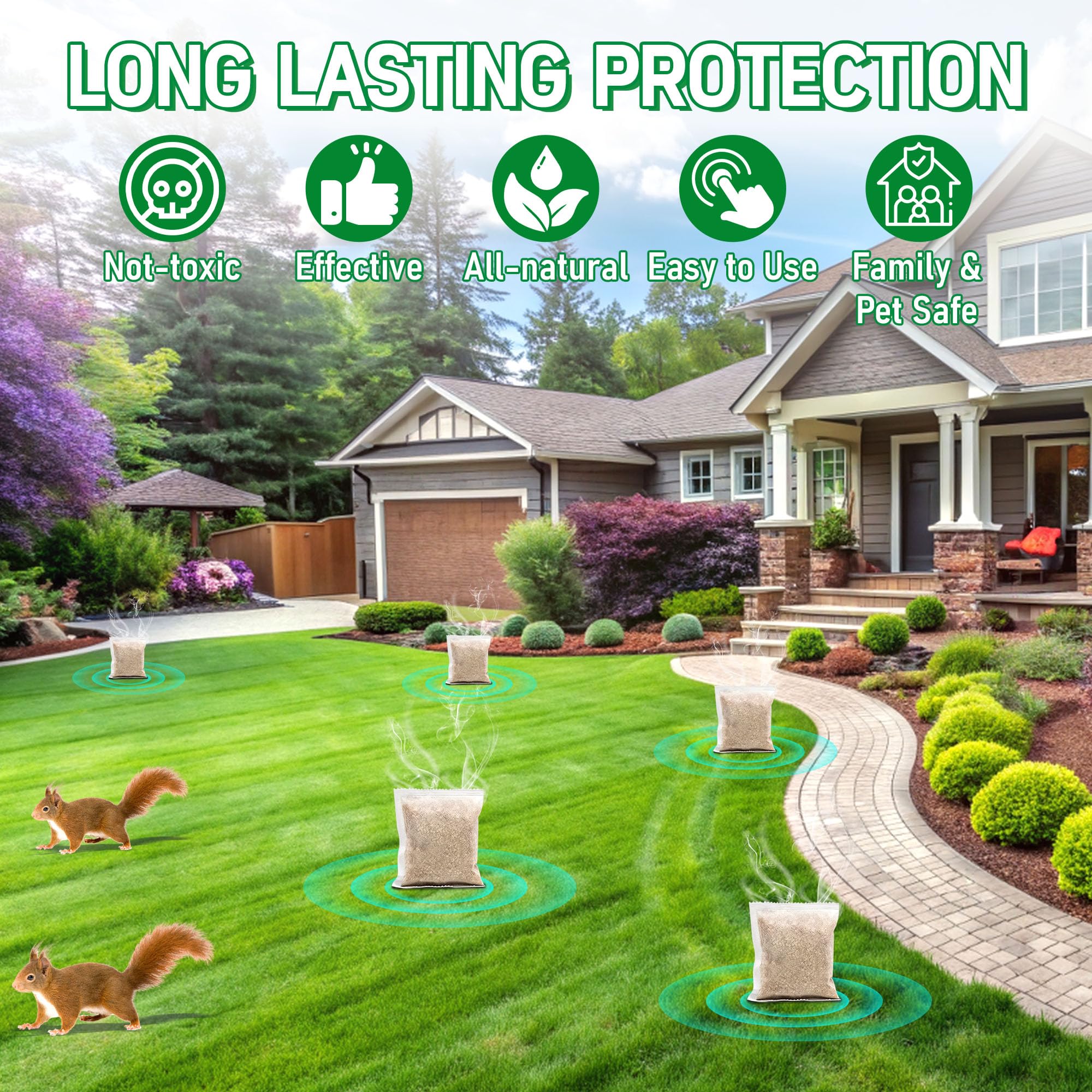 Crobirware weather resistant formula protects plants in varied conditions.