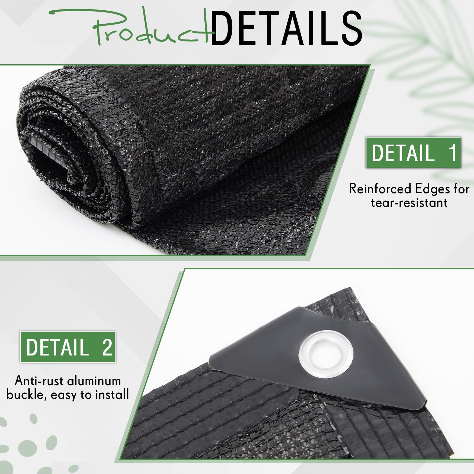 CroBlissful HDPE privacy panel filtering light while maintaining airflow