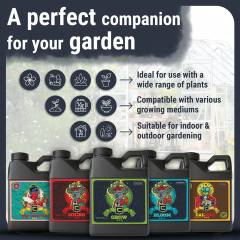 Full Cronk Nutrients Big Bud Kit laid out for easy reference.