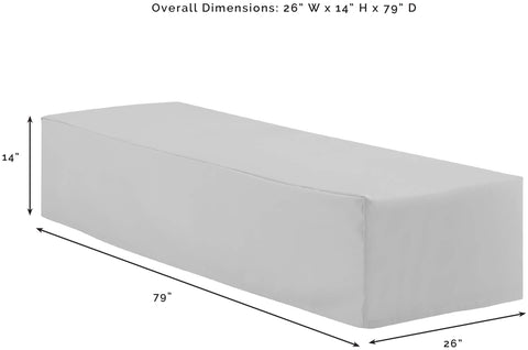 Crosley Furniture all-weather protection guards against sun, rain, and snow