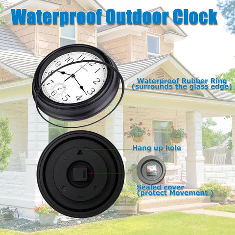 Ready to hang on a wall with simple setup for outdoor spaces