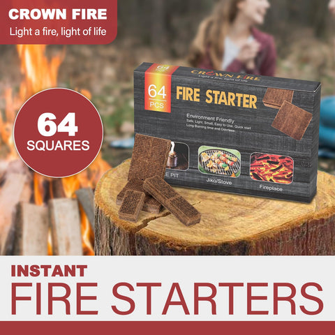 CROWN FIRE odorless and non-toxic formula lights without strong smells