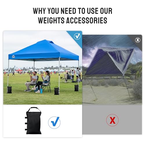 Crown Shades suitable for multiple events with reusable, load-bearing bags.