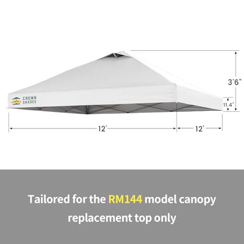 CROWN SHADES RM144 top shown with fast clip system for quick setup.