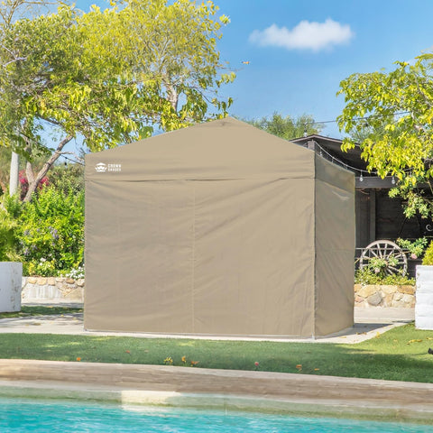 CROWN SHADES sidewall 10x10 compatible beige blocks wind and drafts