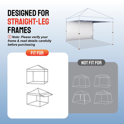 CROWN SHADES SunWall UPF50+ sidewall provides sun protection for guests.
