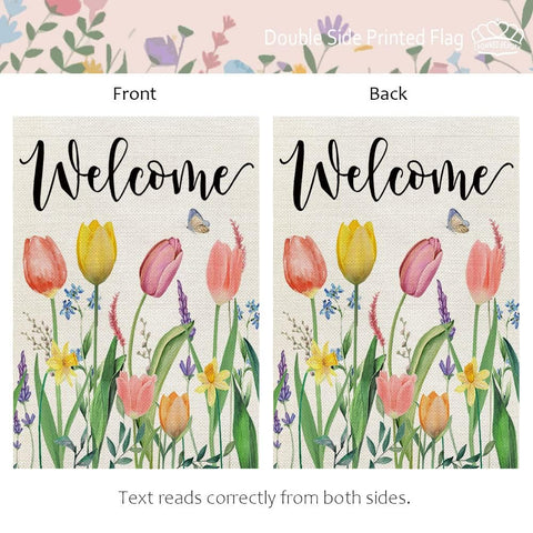 CROWNED BEAUTY 28x40 outdoor yard flag enhances garden and patio entrances.