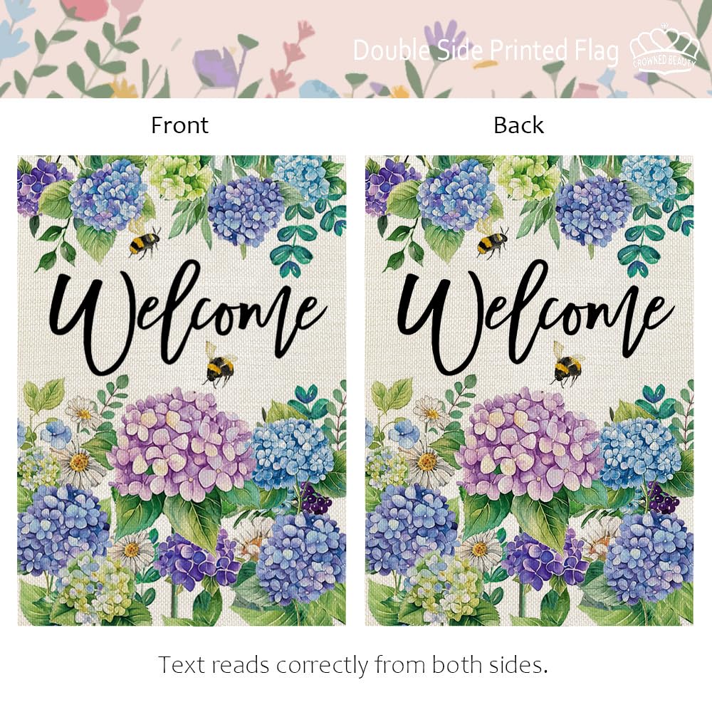 CROWNED BEAUTY double-sided print ensures visibility from both angles