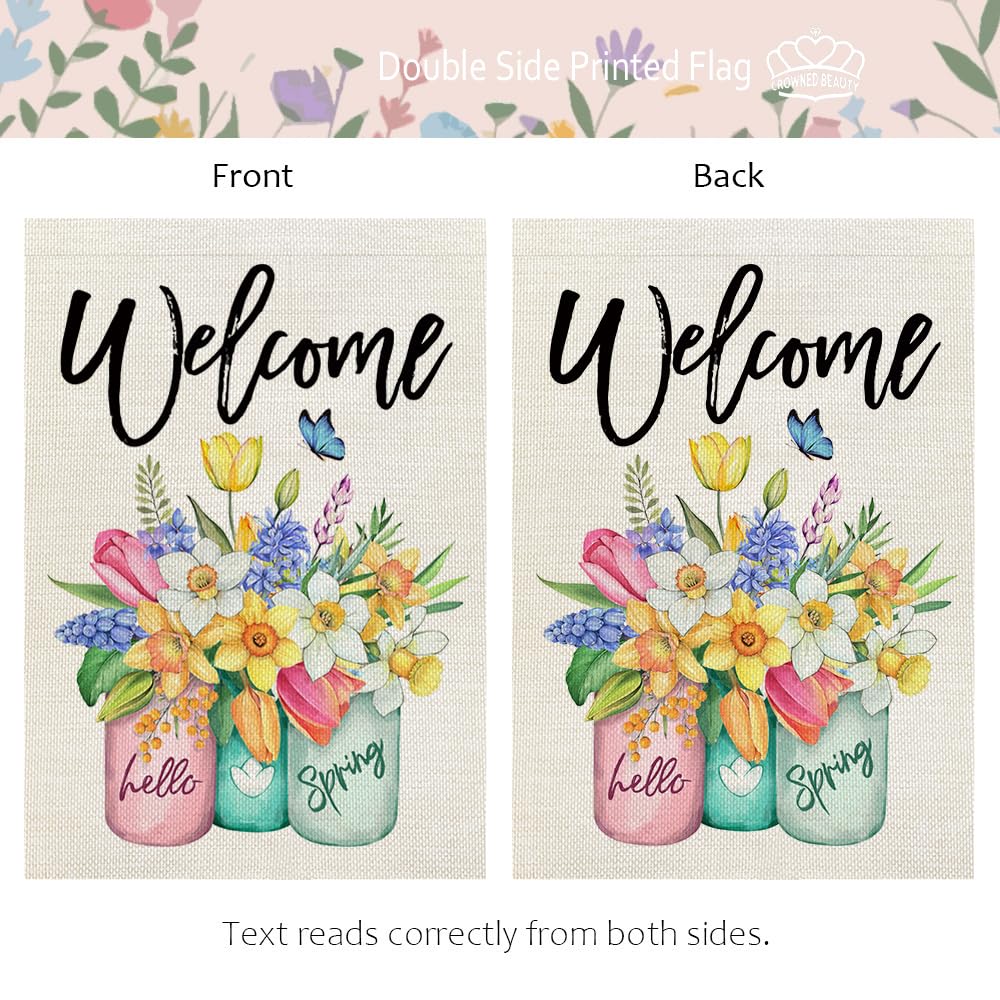 CROWNED BEAUTY double-sided print keeps colors vivid from both sides.