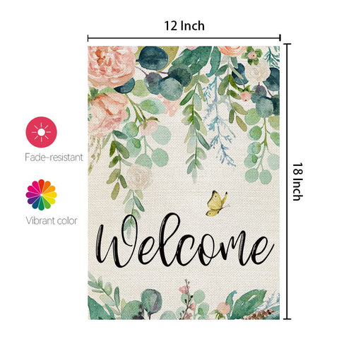 CROWNED BEAUTY Double-sided printing flag for visibility from both sides