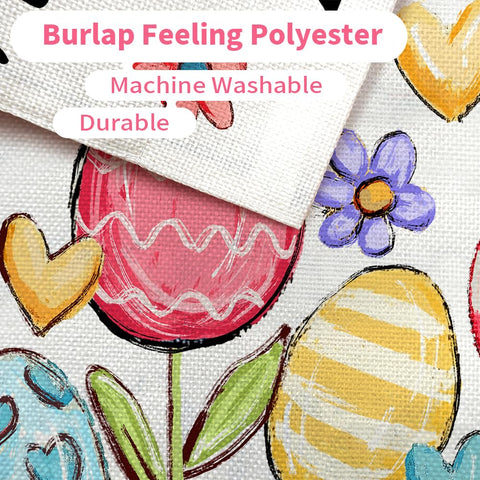 CROWNED BEAUTY Easter Garden Flag uses weather-resistant fabric for lasting color.