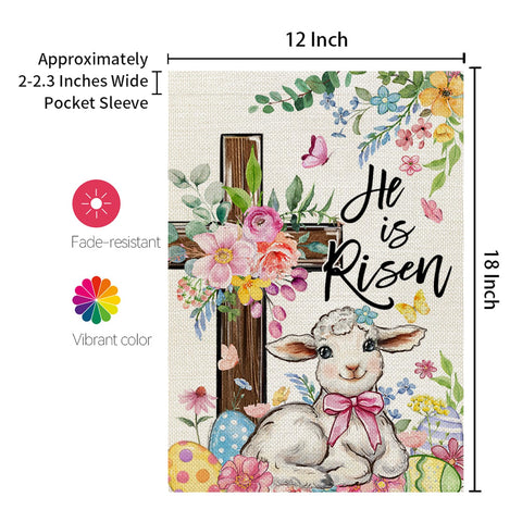 CROWNED BEAUTY weather-resistant flag withstands wind and sun.
