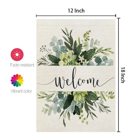 CROWNED BEAUTY garden flag displayed in yard enhances curb appeal