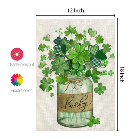 CROWNED BEAUTY festive outdoor decor adds lucky charm to any yard.