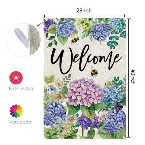 Crowned Beauty outdoor flag ideal for gardens and patios.