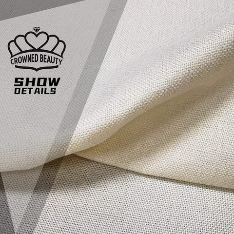 Crowned Beauty flag sleeve attachment enables easy outdoor mounting.