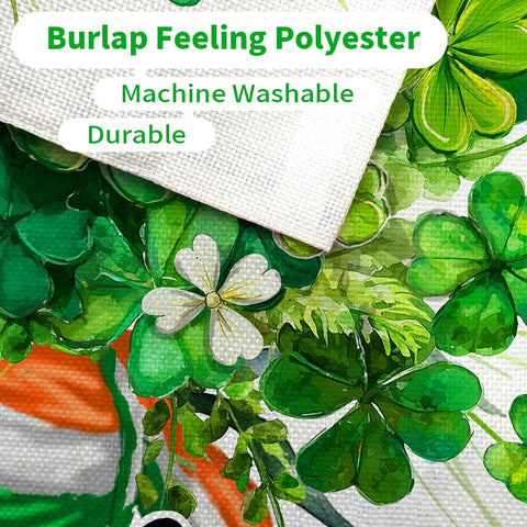 CROWNED BEAUTY St Patrick's Day gift flag idea for neighbors and friends.
