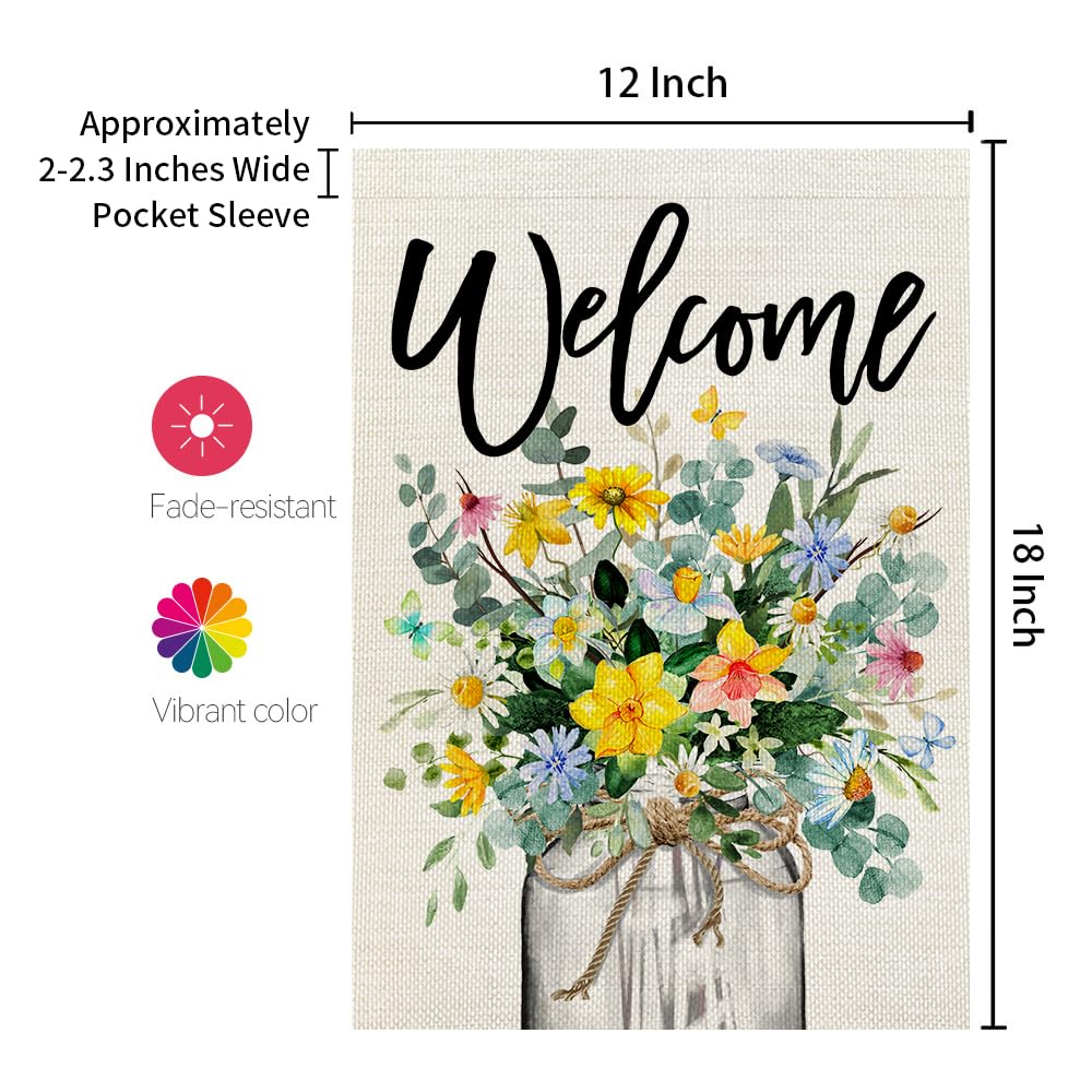 CROWNED BEAUTY weather-resistant polyester flag resists outdoor wear and fading.