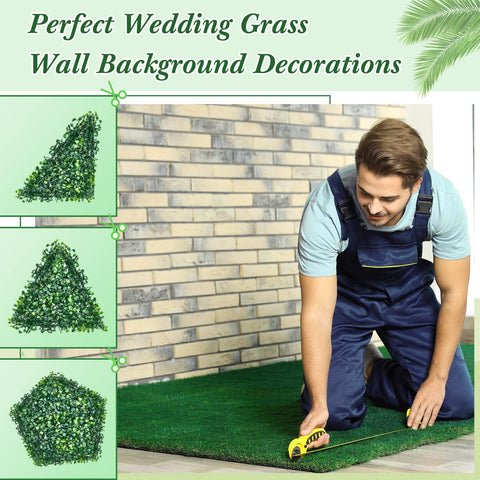 Crowye boxwood wall panel offers easy connection for customizable layouts