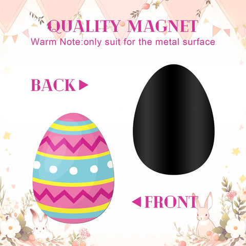 Crtiin Easter egg magnets brighten kitchen surfaces like refrigerators for playful decor.