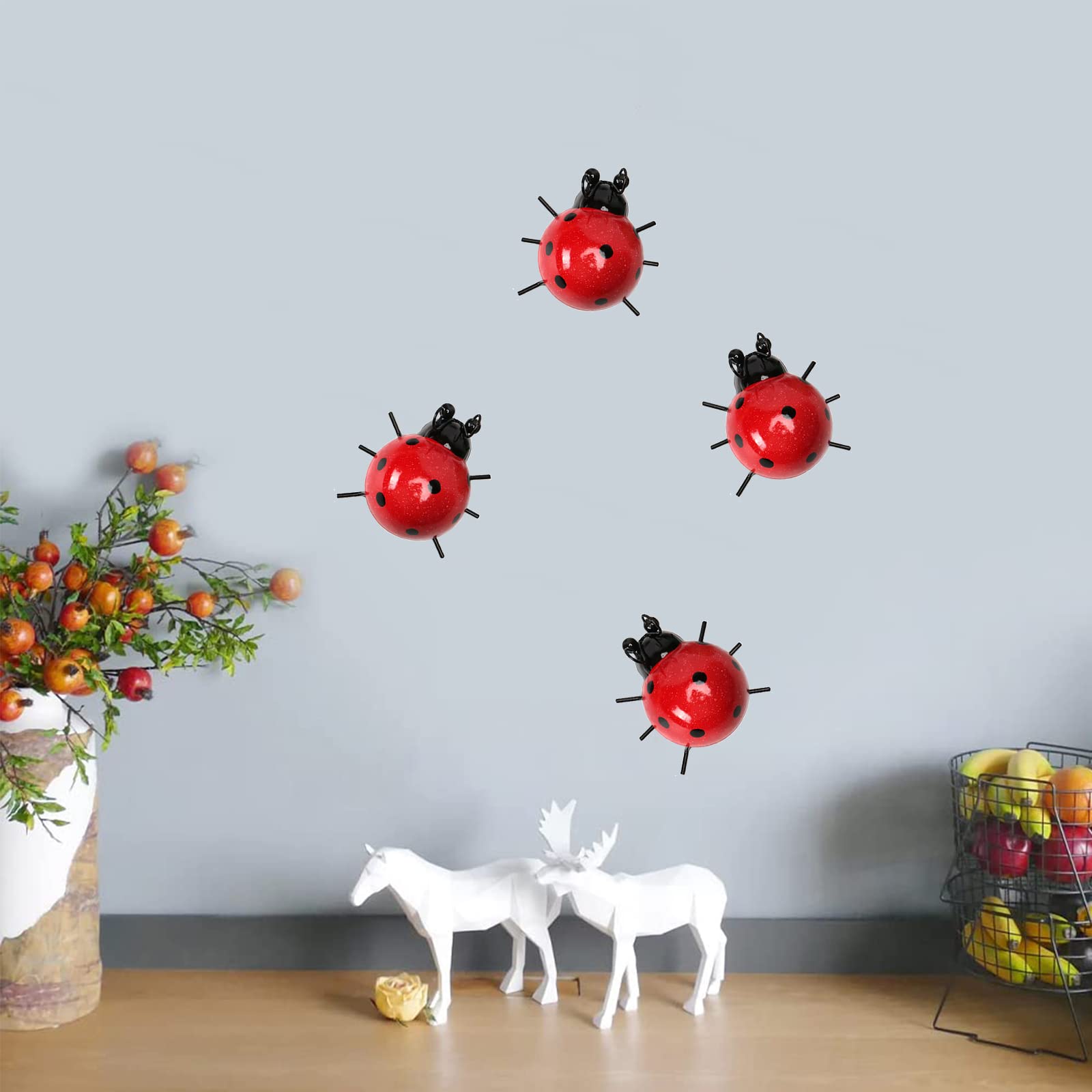 Cruis Cuka rust-resistant metal ladybugs built for outdoor use