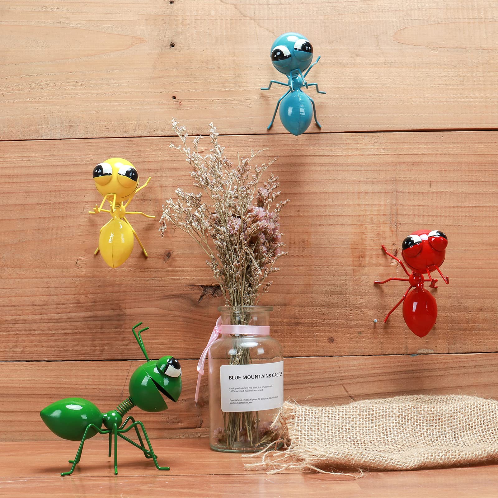 Cruis Cuka indoor garage decor with metal ants for whimsy.