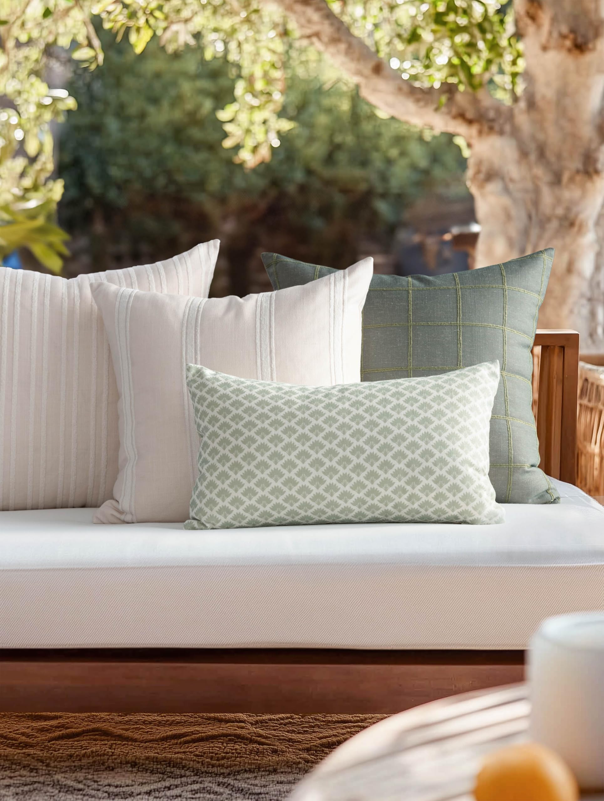 Crumbs Home front-back pattern ensures consistent look from every angle.