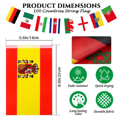 CrysGuard weather-resistant flags banner suitable for indoor and outdoor use