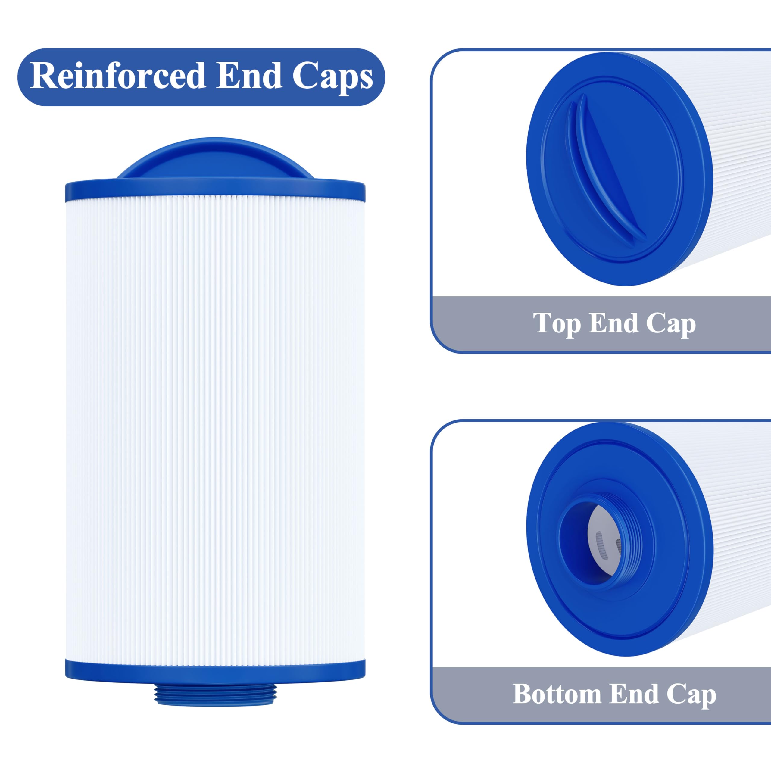 Cryspool 04026 easy-cleaning design for refreshed spa filtration after rinsing