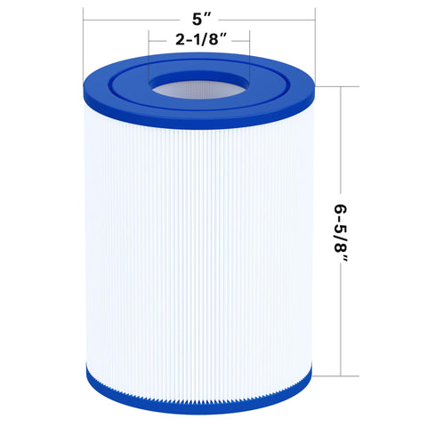 Cryspool 04059 filter package showcases ready-to-use spa filter for easy replacement.