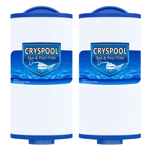 Cryspool 04060 spa filter with 35 sq ft filtration for clear hot tub water.