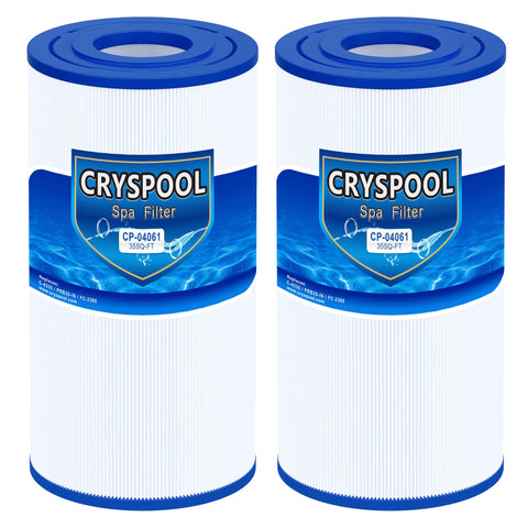 Cryspool 04061 filter two-pack for spa systems, ready to install.