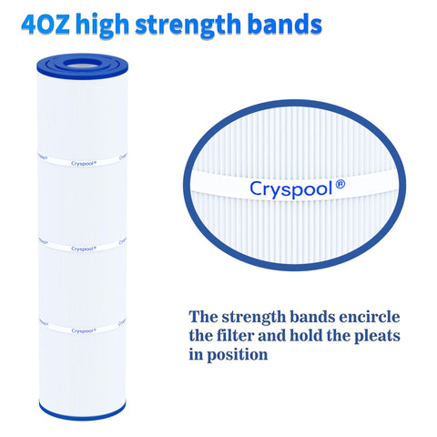 Cryspool 04086 delivers 75 sq ft filtration area for efficient spa cleaning.