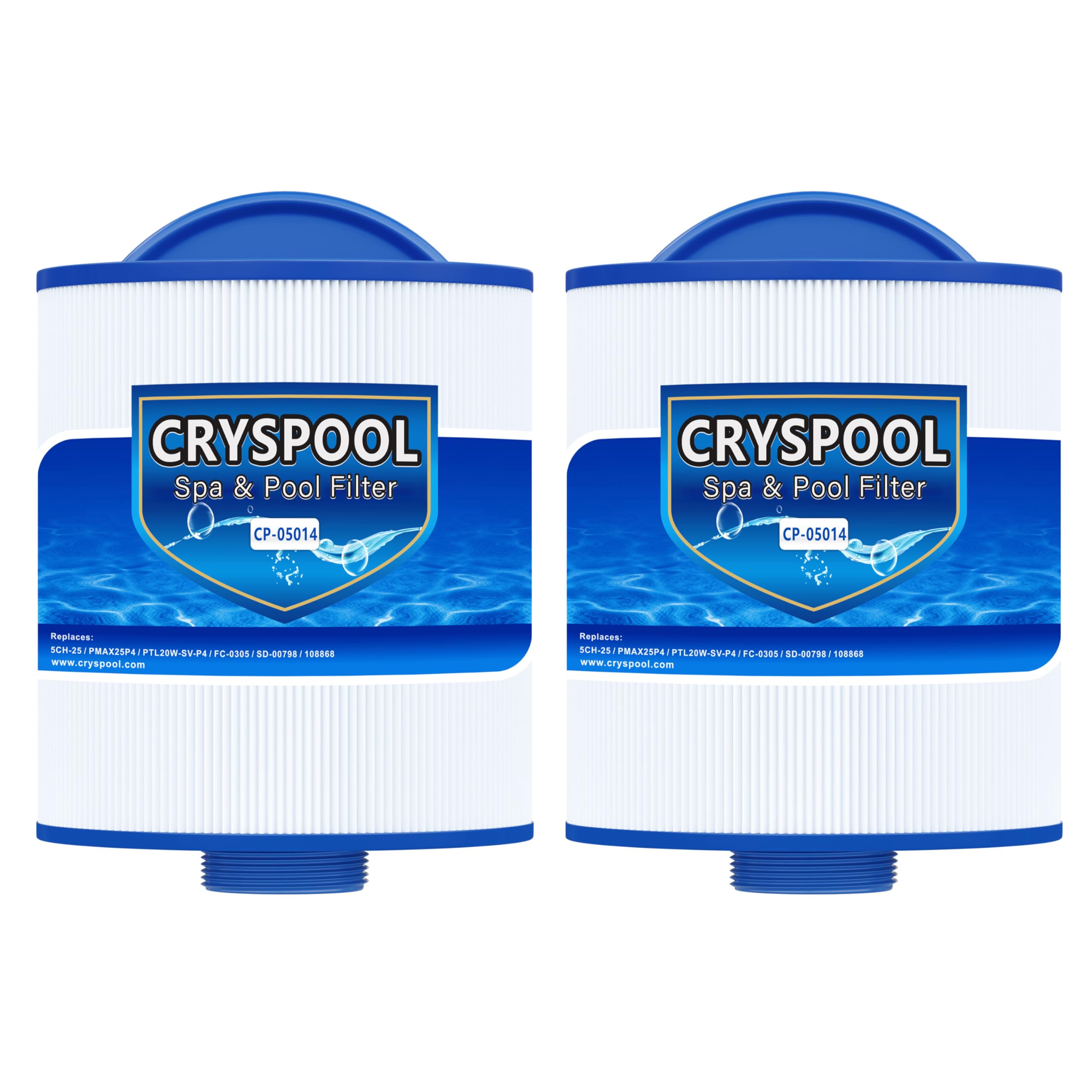 Cryspool 05014 filter top view demonstrates solid build and better filtration for spas