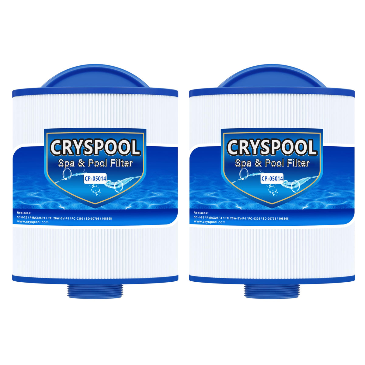 Cryspool 05014 filter top view demonstrates solid build and better filtration for spas