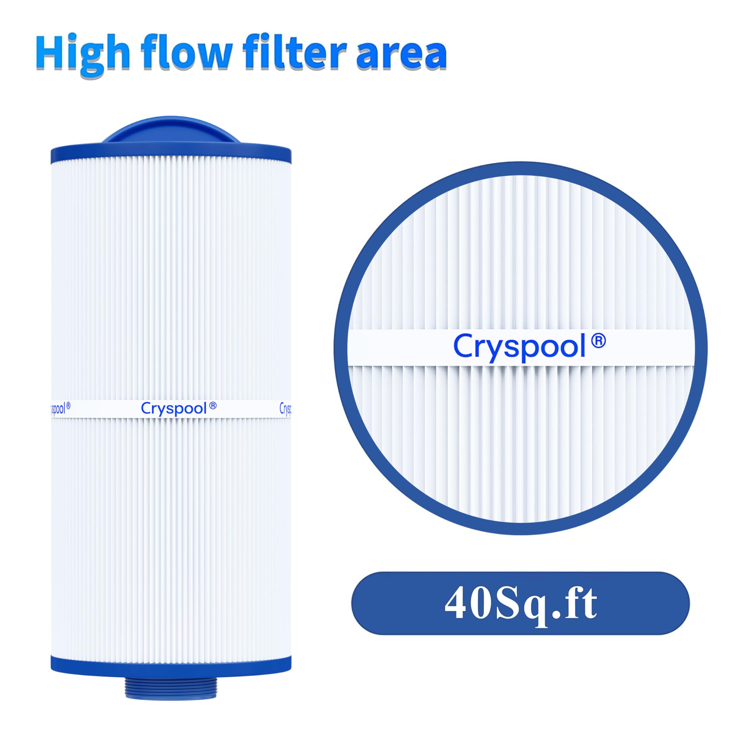 Cryspool 05033 trilobal fiber technology improves filter performance and longevity.