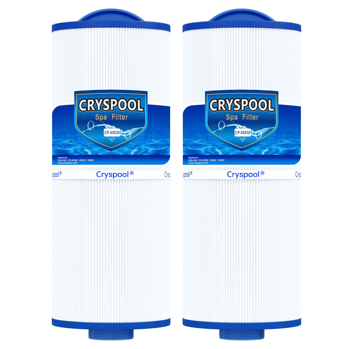 Cryspool 05039 filter compatible with Marquis spa models for reliable filtration.