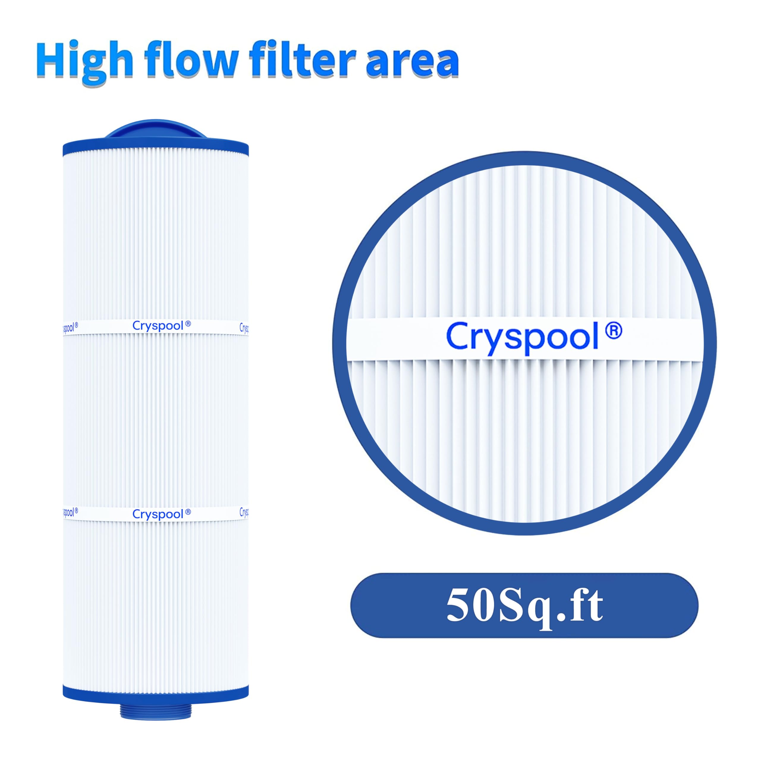 Cryspool 05043 filter trilobal media close-up for enhanced filtration