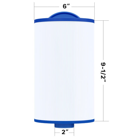 Cryspool 06012 filter with 2-inch MPT threads for secure mounting.