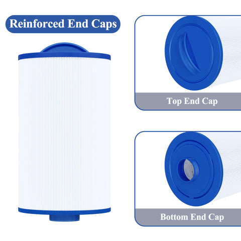 Cryspool 06012 filter offers 40 sq ft filtration area for thorough cleansing.