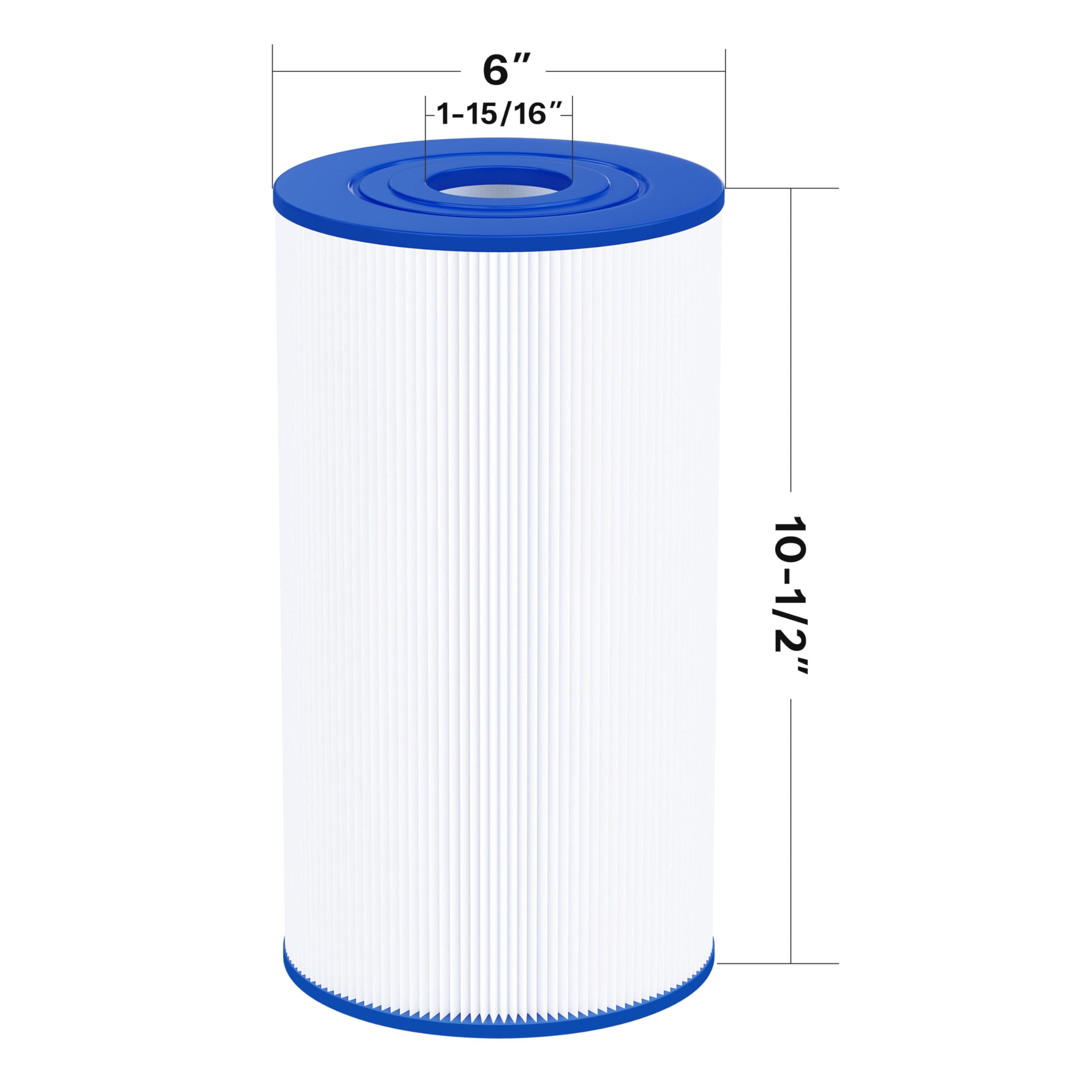 Cryspool 06016 filter pleats detail for thorough impurity capture.
