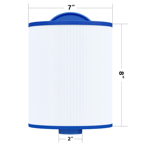 Cryspool 07005 filter pleats detail emphasizes strong filtration fibers.