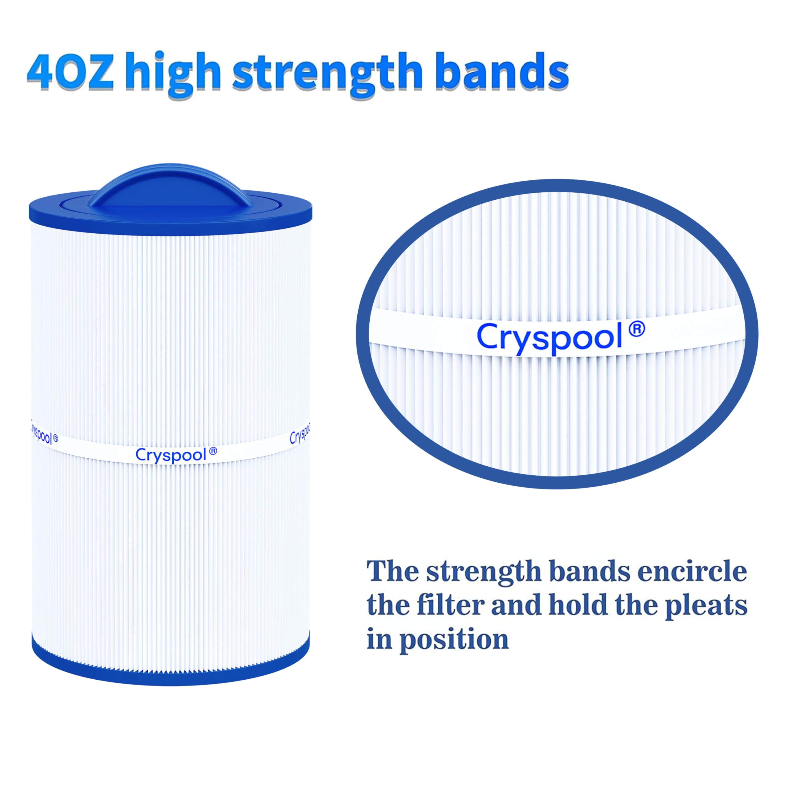 Cryspool 07022 filter for 73532 visual helps extend filter life with regular care