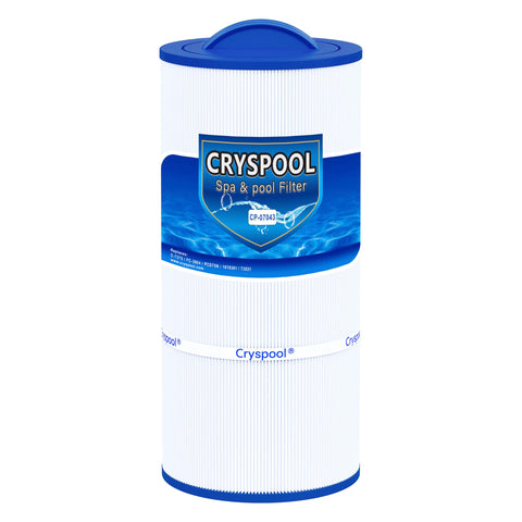 Cryspool 07043 filter front view for Caldera spa filtration.